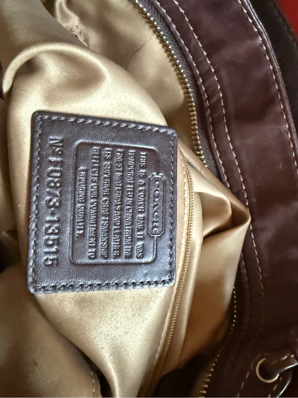 Vintage Y2K Coach Zoe Patchwork Leather HoBo Bag